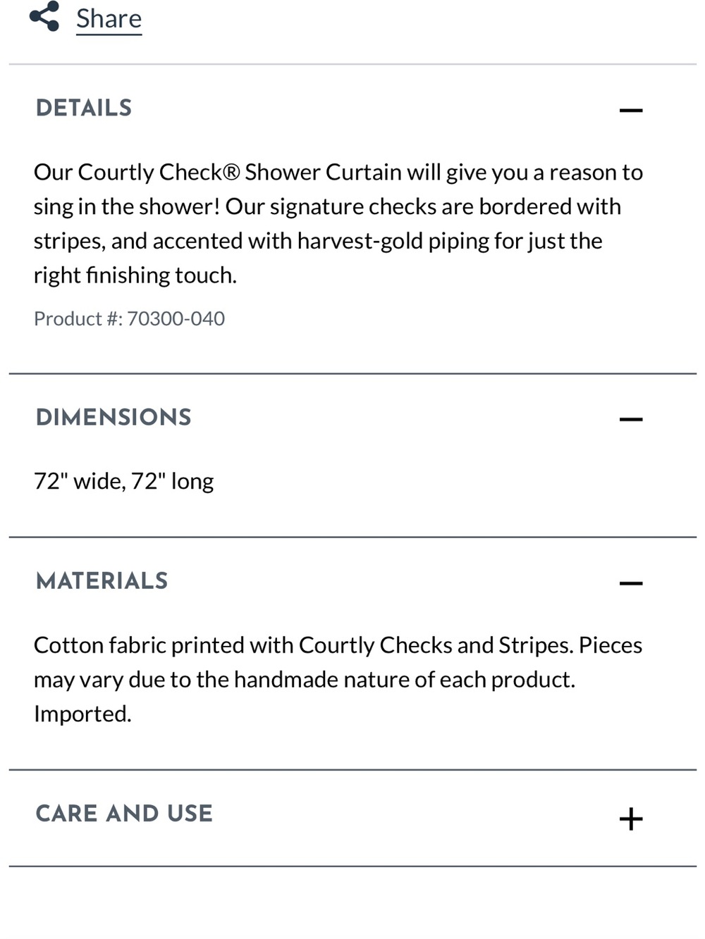 Nwt MacKenzie-Childs Courtly Check Shower Curtain in Black, White & Gold $200 - Picture 4 of 4